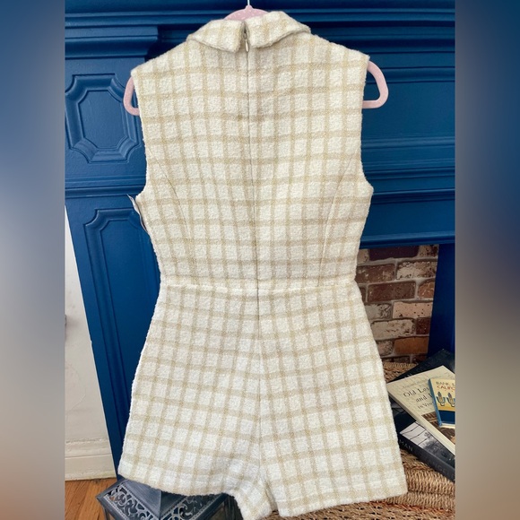 Endless Rose Sleeveless Tweed Suited Romper.NWT Size : S - Picture 9 of 11